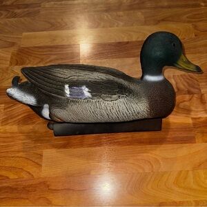 Beautiful Vintage Flambeau Mallard Decoy Duck 17” USA Made Purple Stripe In Wing